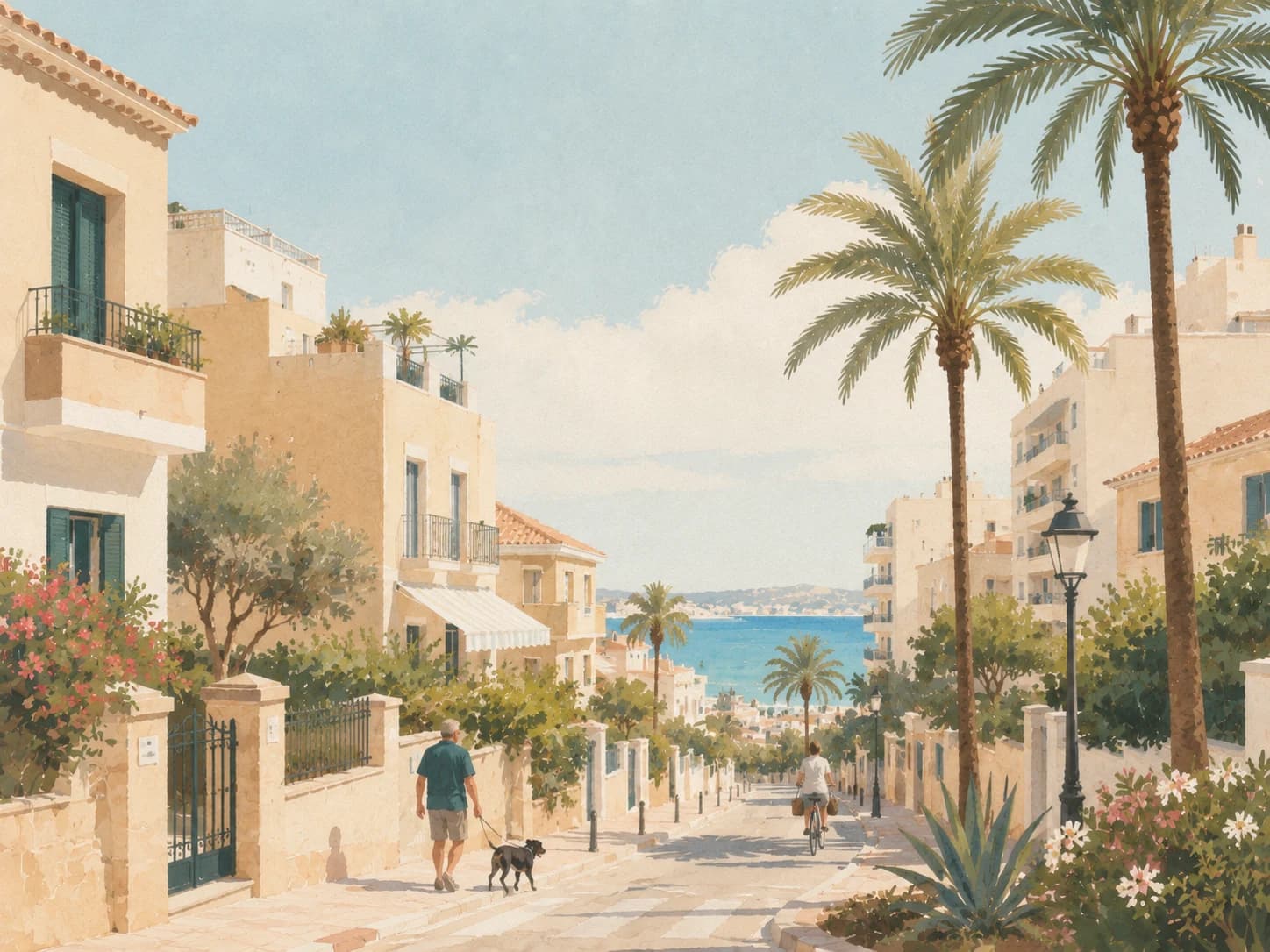 Torreviejas Küste und Stadtgebiet an der Costa Blanca