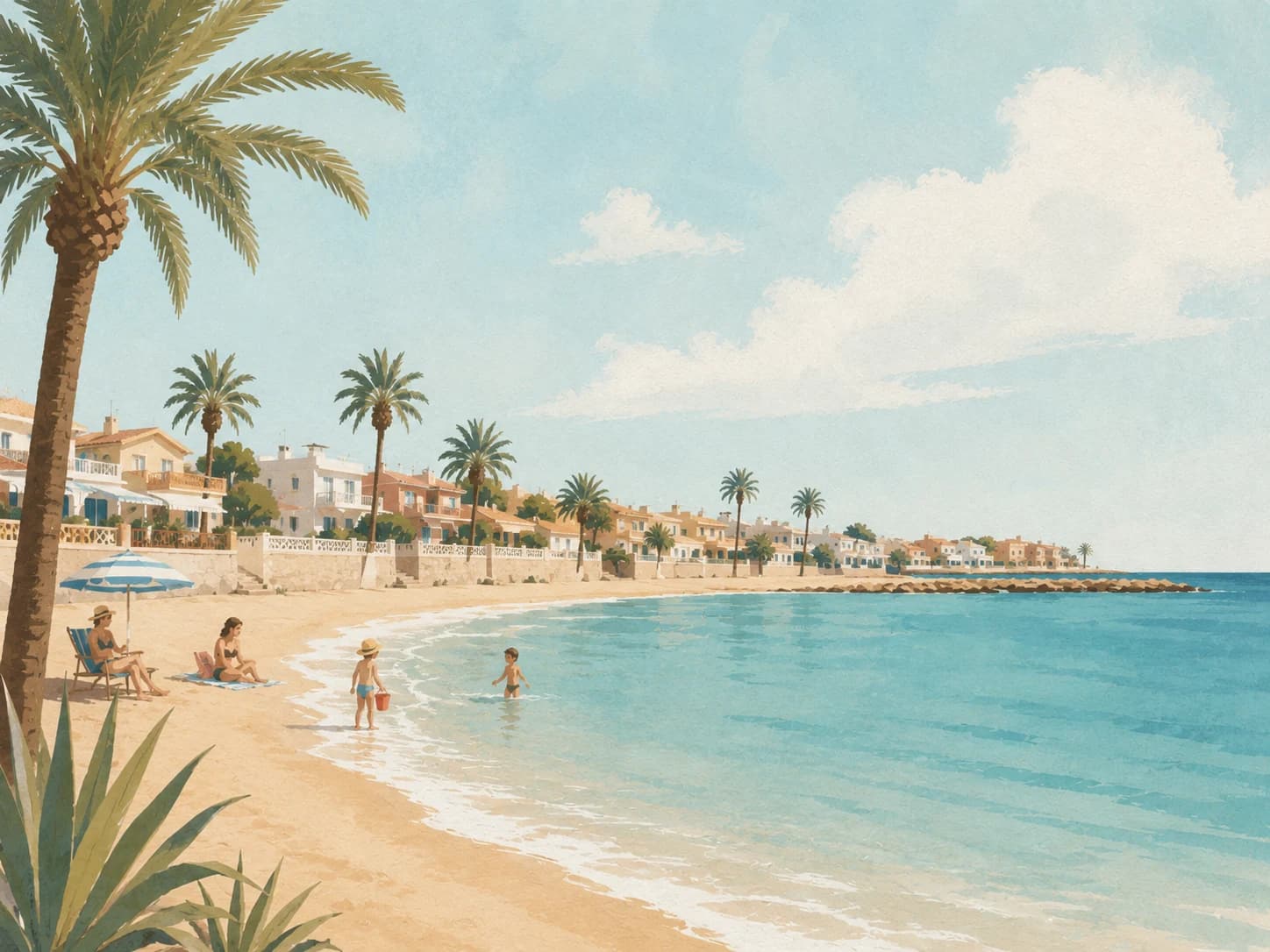 Illustration von Los Náufragos in Torrevieja